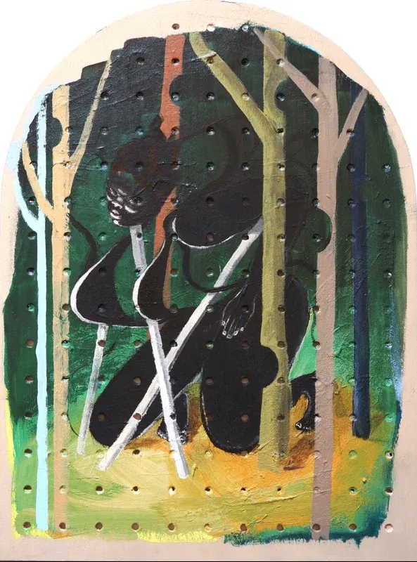 Nkechi Ebubedike, Figure Under Trees