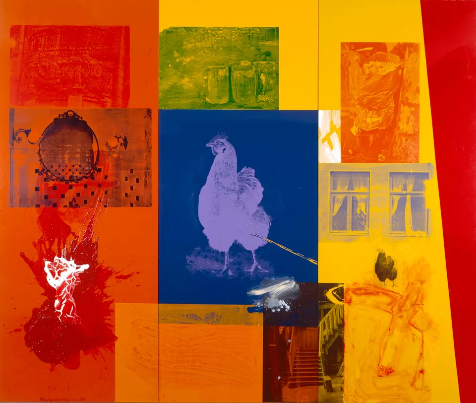 ROBERT RAUSCHENBERG, Courtyard (Urban Bourbon)