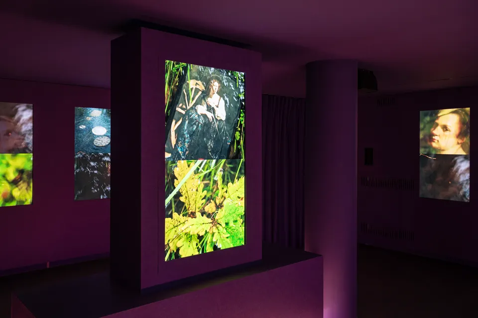 John Akomfrah, Installation views of John Akomfrah: 'Listening All Night to the Rain', commissioned by the British Council for the 60th International Art Exhibition – La Biennale di Venezia, 2024.