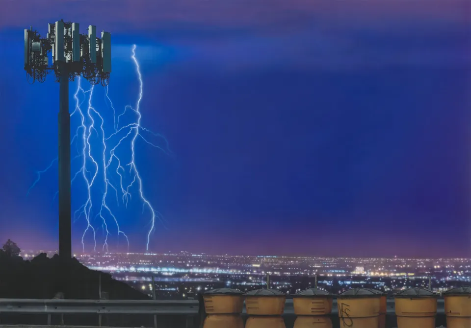 Sayre Gomez, „Untitled [5G Tower]“