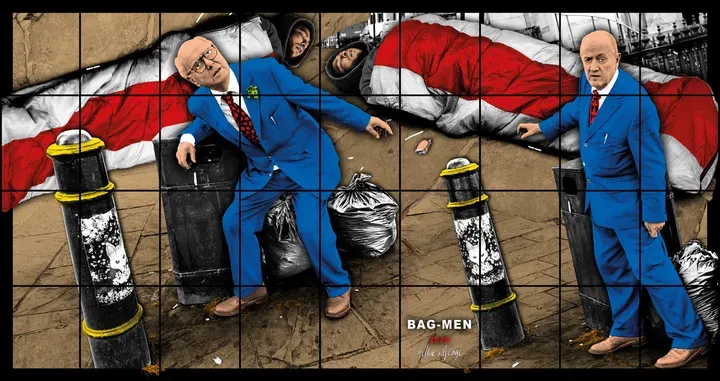 GILBERT AND GEORGE, BAG-MEN