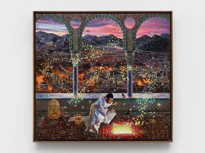 Raqib Shaw, Ode to the Country Without a Post Office