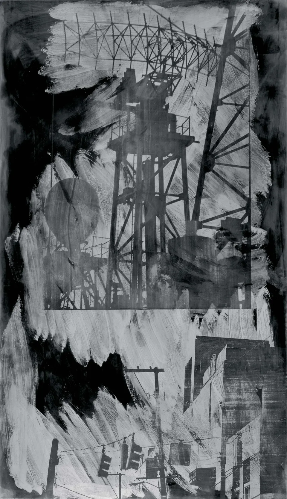 ROBERT RAUSCHENBERG, Intersection (Night Shade)