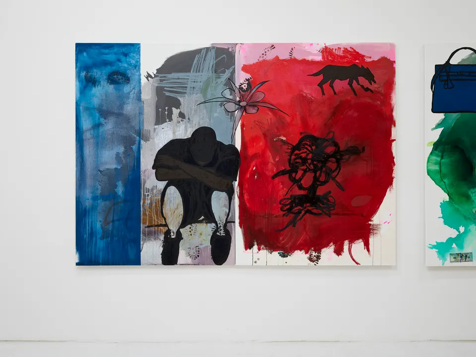 Omari Douglin, Blue Black and Red no Red White and Blu e