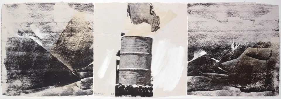 ROBERT RAUSCHENBERG, Icon-Can (Passes)