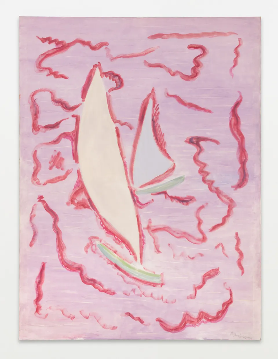 Milton Avery, Sails in Sunset Sea