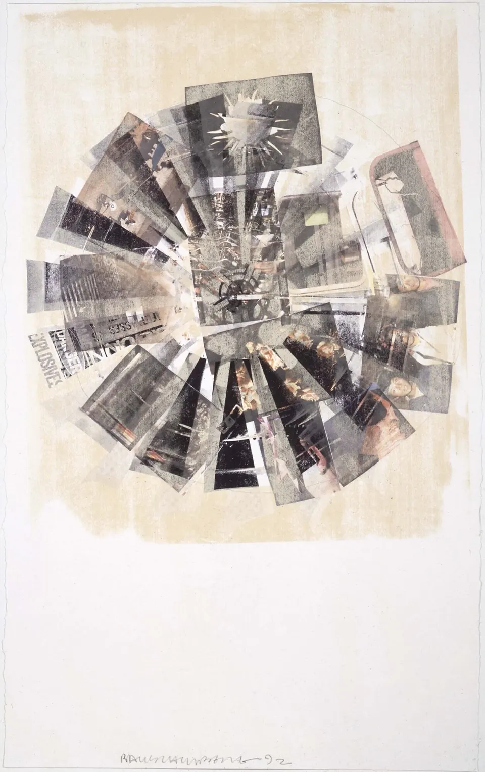 ROBERT RAUSCHENBERG, Windward Series IX