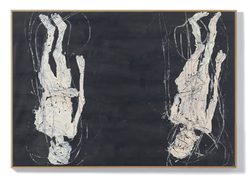GEORG BASELITZ, Indigene liegen im Farnkraut