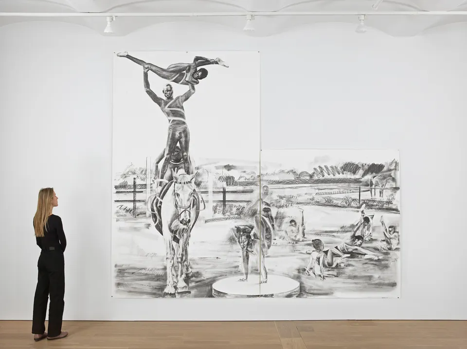 Meleko Mokgosi, Spaces of Subjection: Black Drawing III