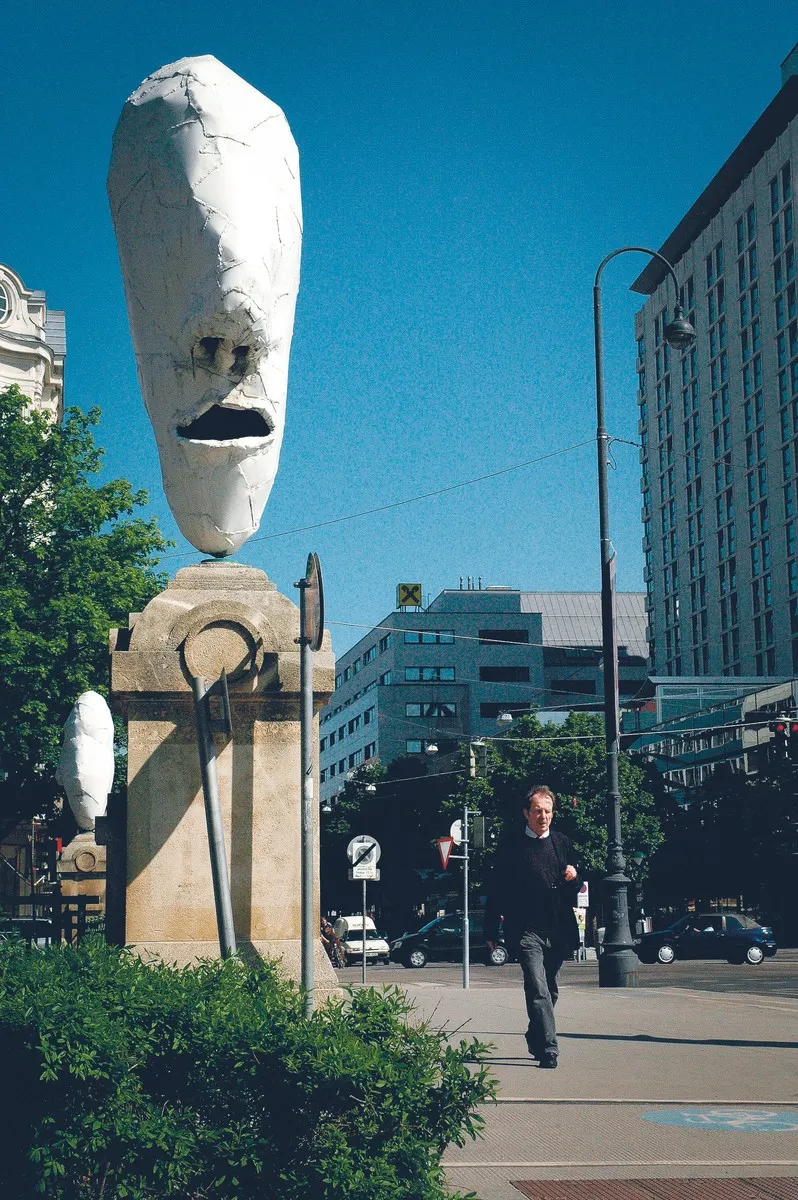Franz West, 4 Larvae (Lemur Heads)