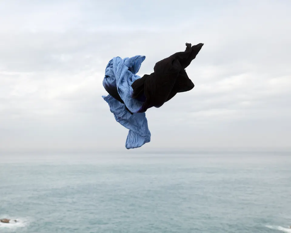 Dawit L. Petros, Indigo (Beyond the conclusive logic of monumentality, Part II), Cap Spartel, Morocco