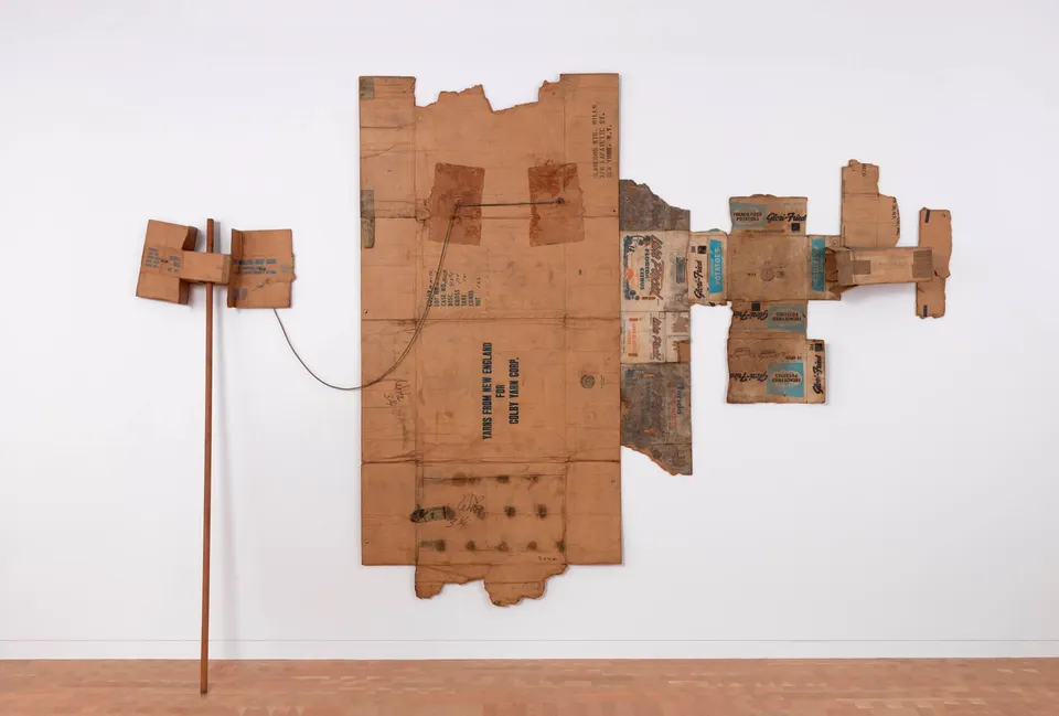 ROBERT RAUSCHENBERG, Lake Placid / Glori-Fried / Yarns from New England (Cardboard)