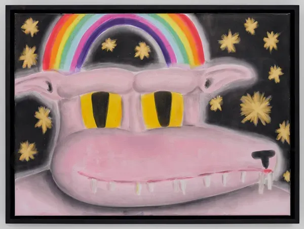 Andrew Sim, Portrait of a Werewolf with Rainbows and Stars