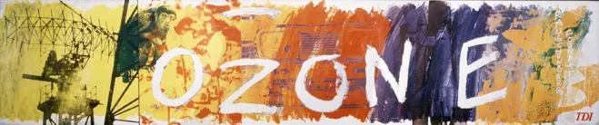 ROBERT RAUSCHENBERG, Ozone Bus Billboard