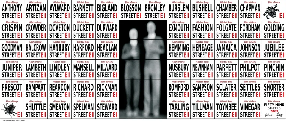 GILBERT AND GEORGE, Fifty-Nine Streets