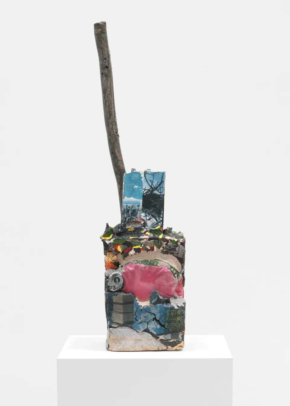 Kahlil Robert Irving, TREE Fragment [ Asphalt, Concrete, Color Blocks] Pink POT