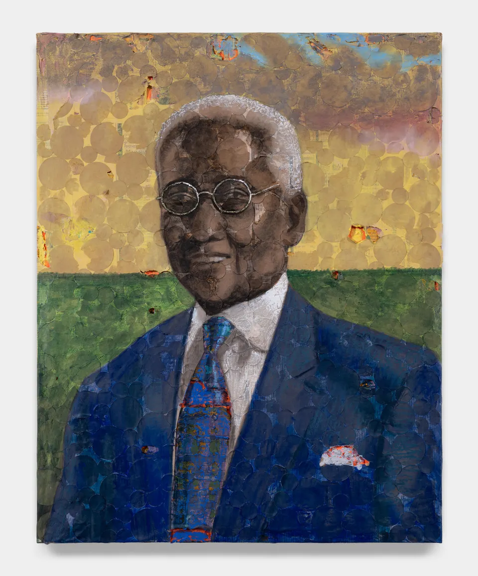 Derek Fordjour, Portrait of Sir Geoff Palmer
