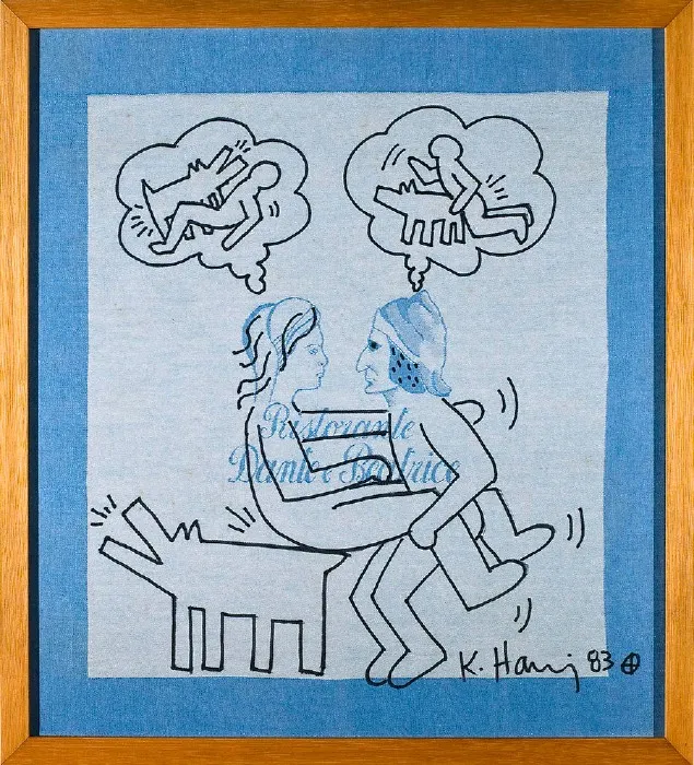 Keith Haring, Dante & Beatrice