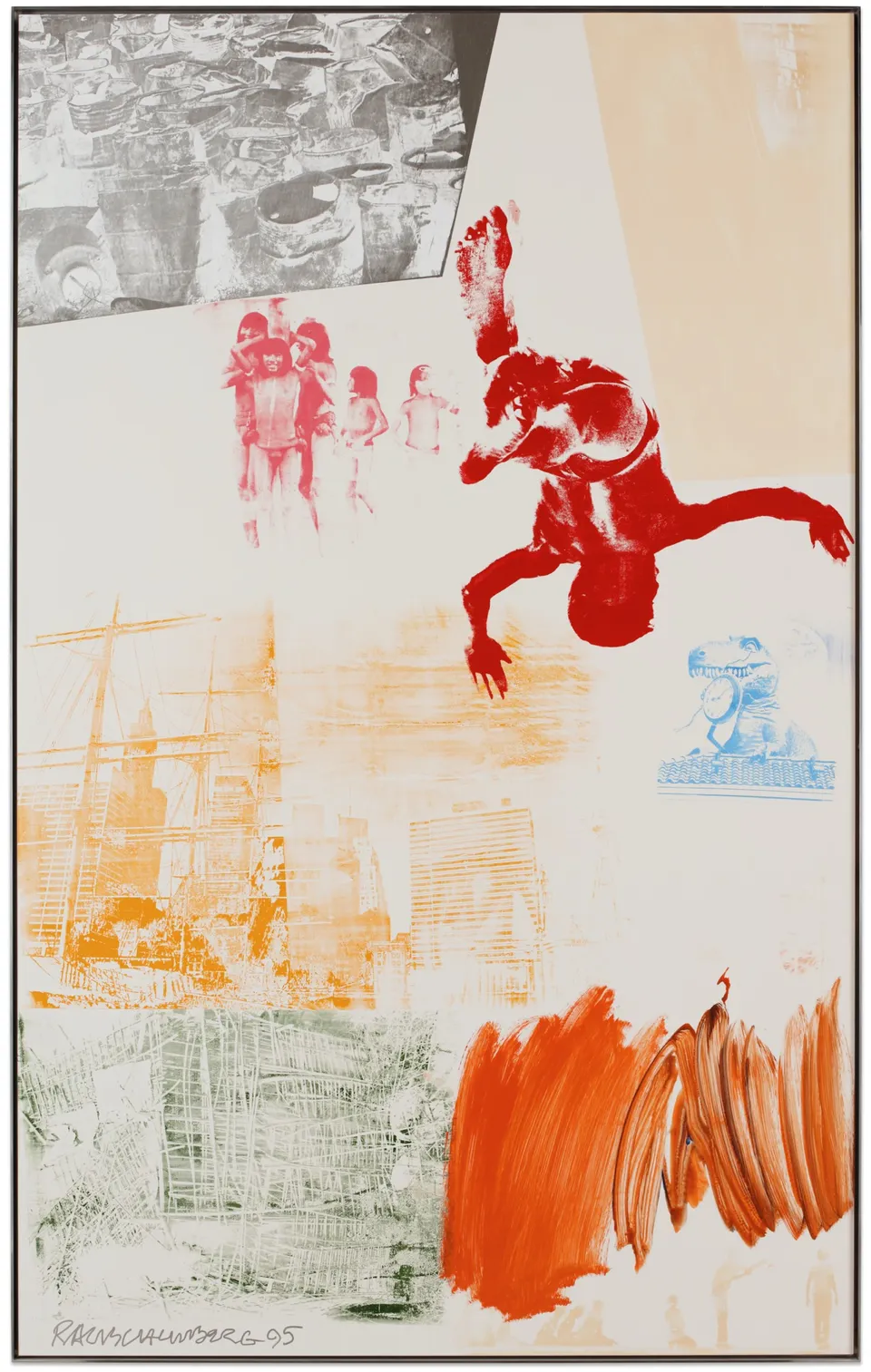 ROBERT RAUSCHENBERG, Bleach (Urban Bourbon)