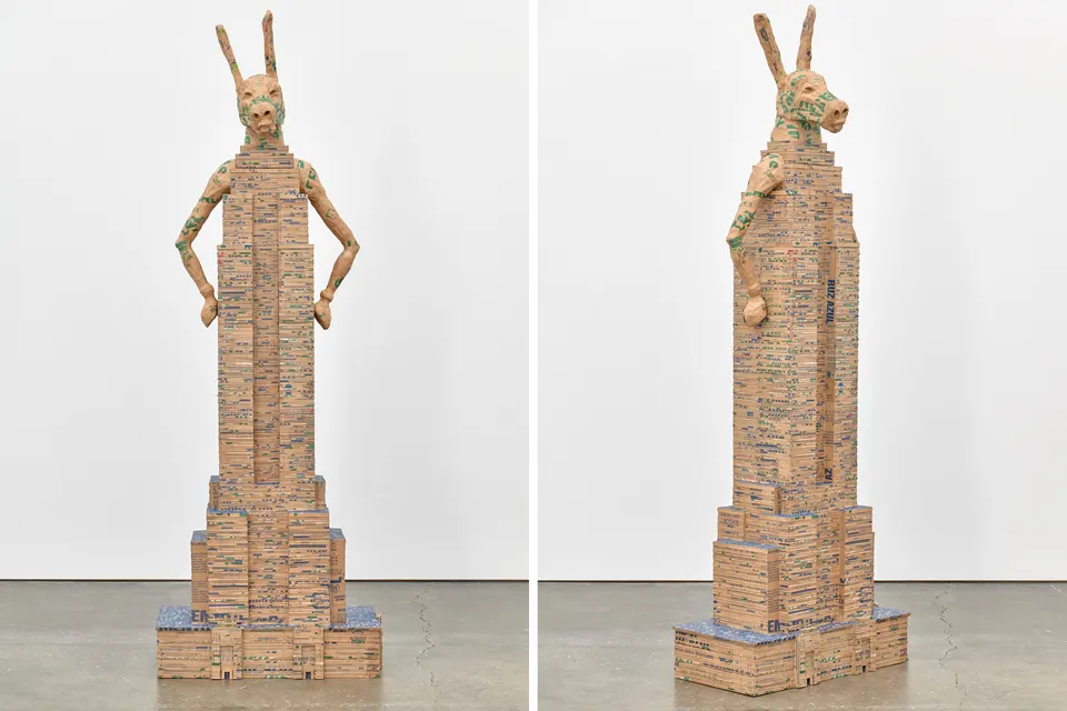 Damián Ortega, donkey tower