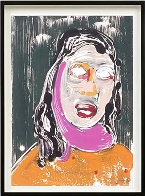 Nicola Tyson, Portrait Head #8