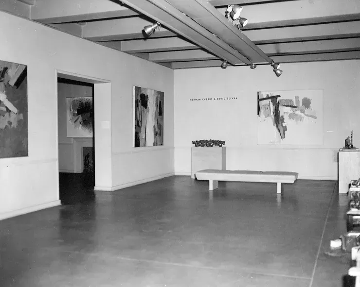 Herman Cherry, Pasadena Museum of Art, Installation View