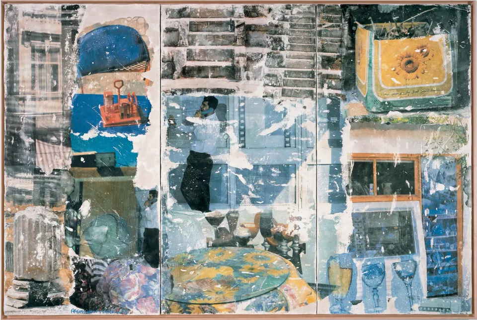 ROBERT RAUSCHENBERG, On Hold (Arcadian Retreat)