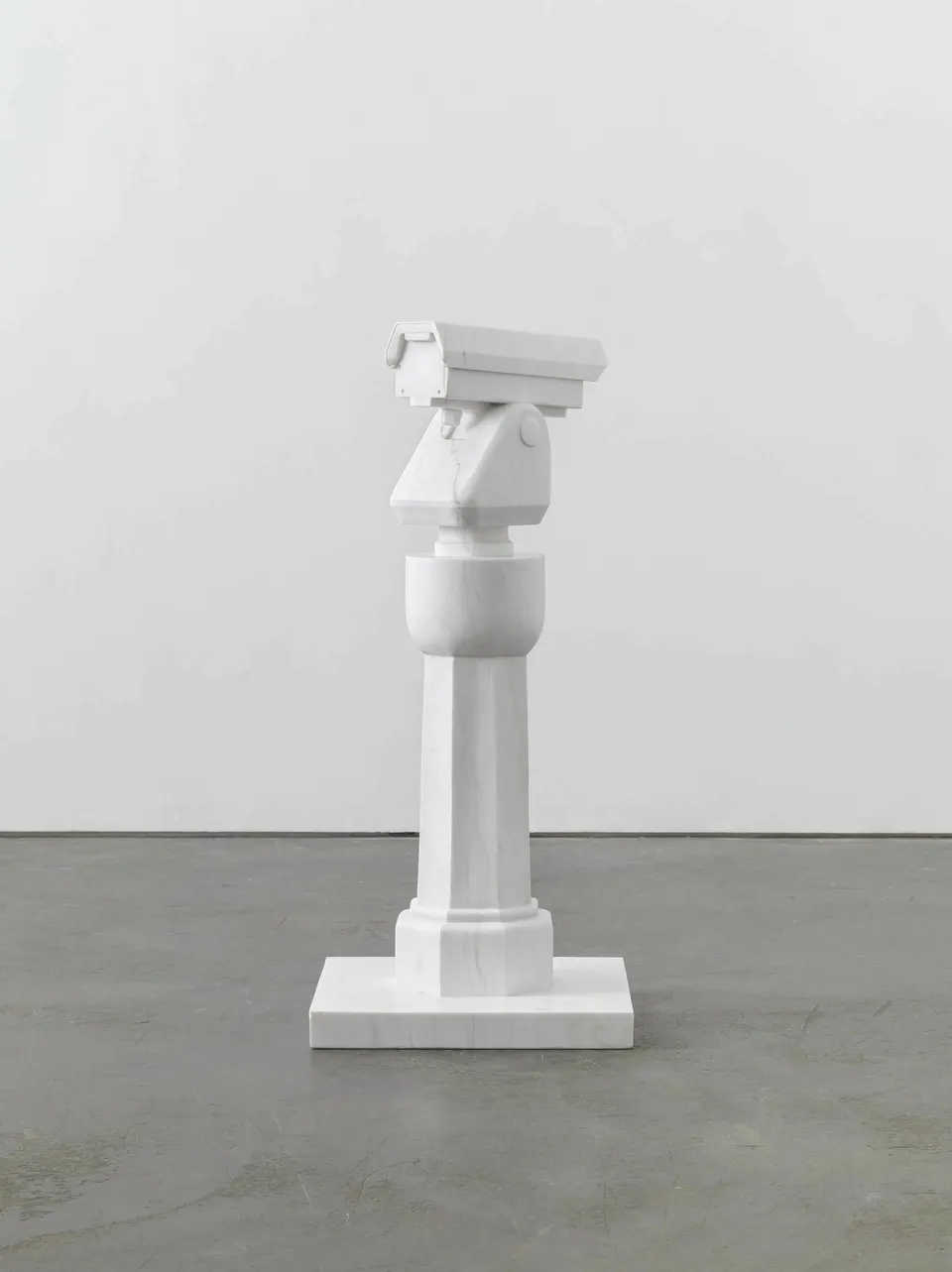 Ai Weiwei, Surveillance Camera with Marble Stand
