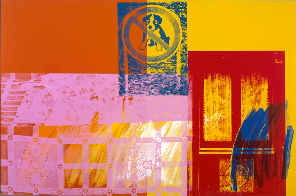 ROBERT RAUSCHENBERG, Lace Pound (Urban Bourbon)