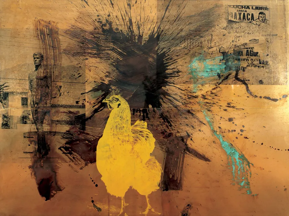 ROBERT RAUSCHENBERG, A Doodle (Borealis)