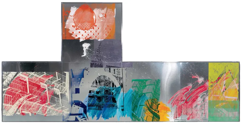ROBERT RAUSCHENBERG, Capital Vanity (Urban Bourbon)