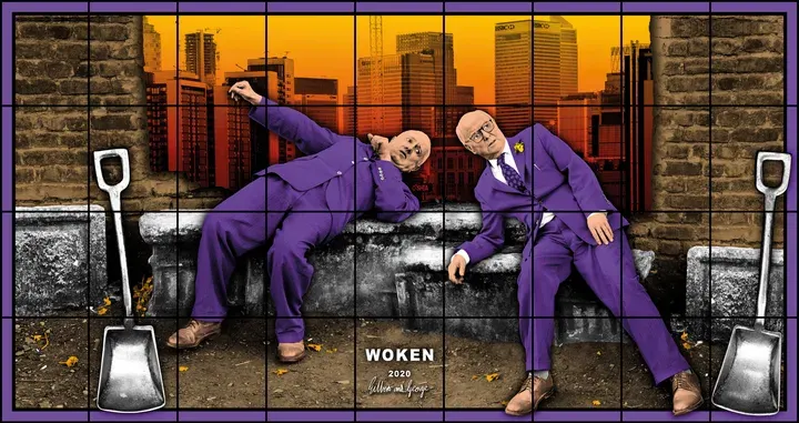 GILBERT AND GEORGE, WOKEN