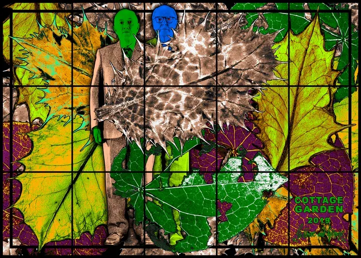 GILBERT AND GEORGE, COTTAGE GARDEN