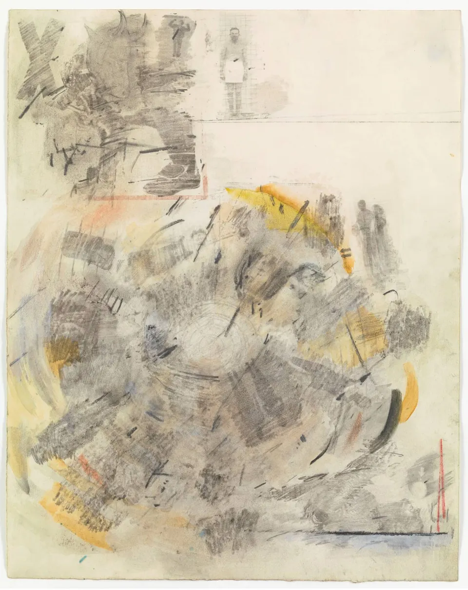 ROBERT RAUSCHENBERG, Canto V: Circle Two, The Carnal, from the series Thirty-Four Illustrations for Dante’s Inferno