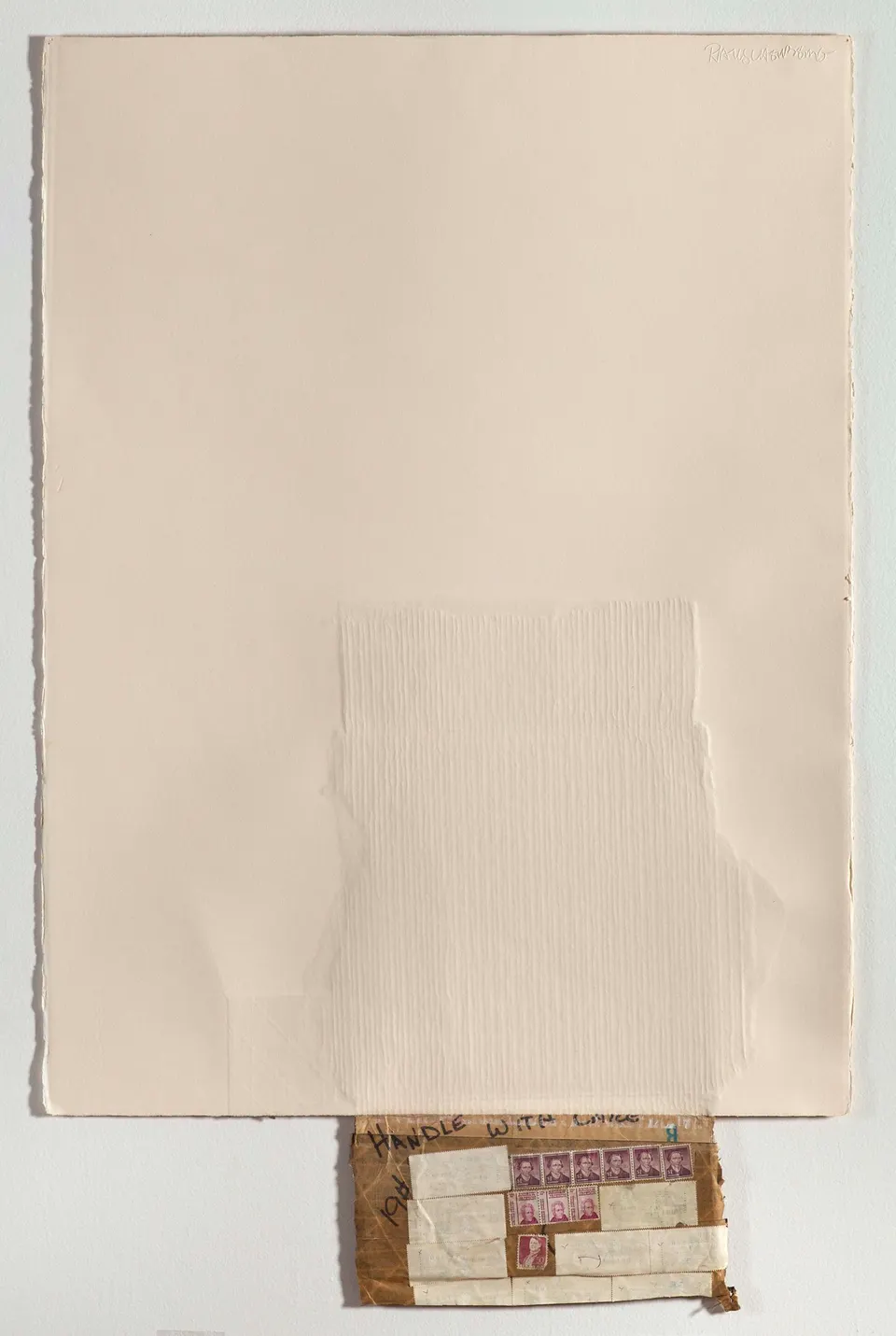 ROBERT RAUSCHENBERG, Untitled (Tablet Series)