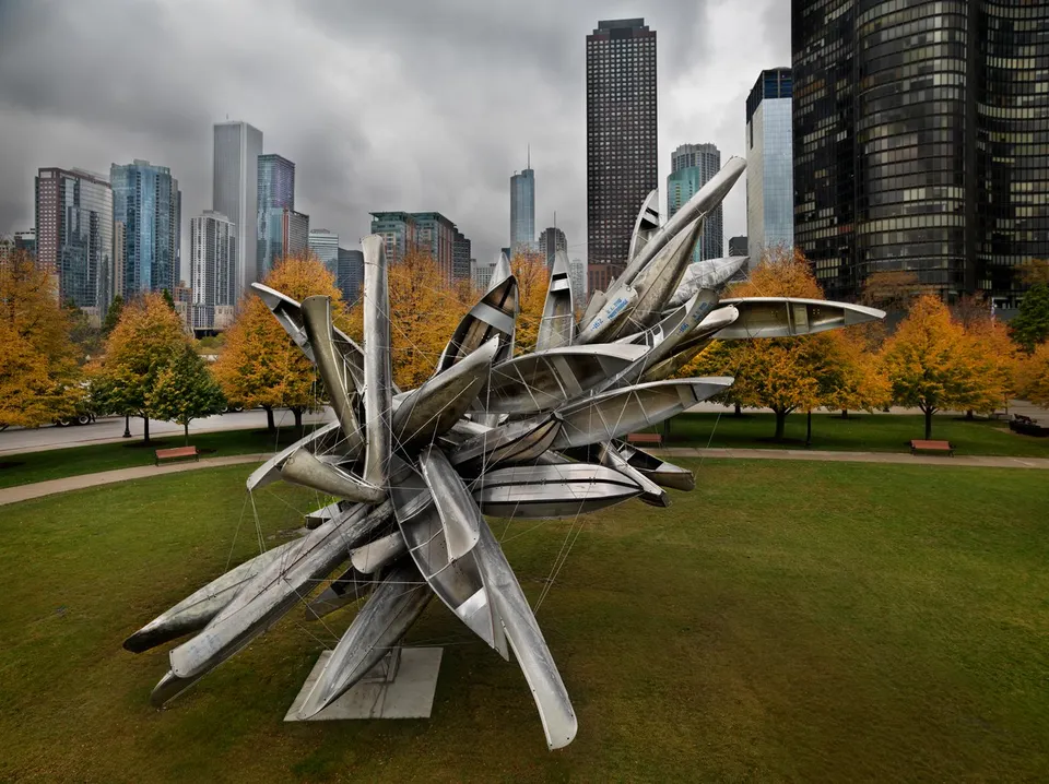 Nancy Rubins, Nancy Rubins Monochrome for Chicago