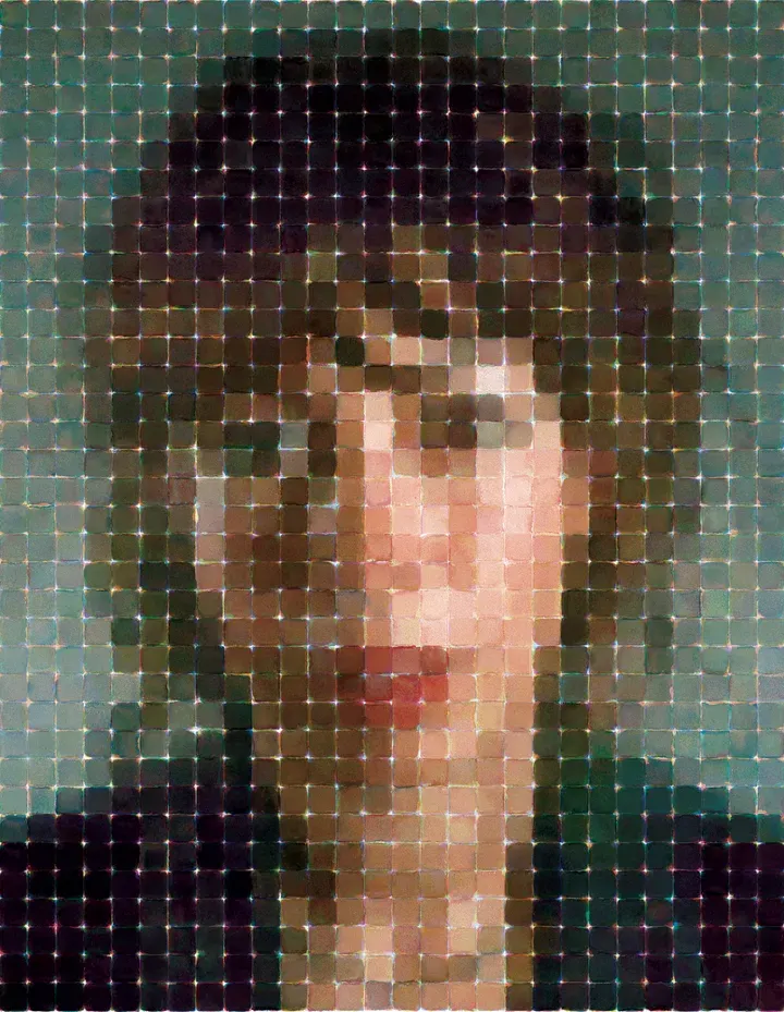 CHUCK CLOSE, Cecily