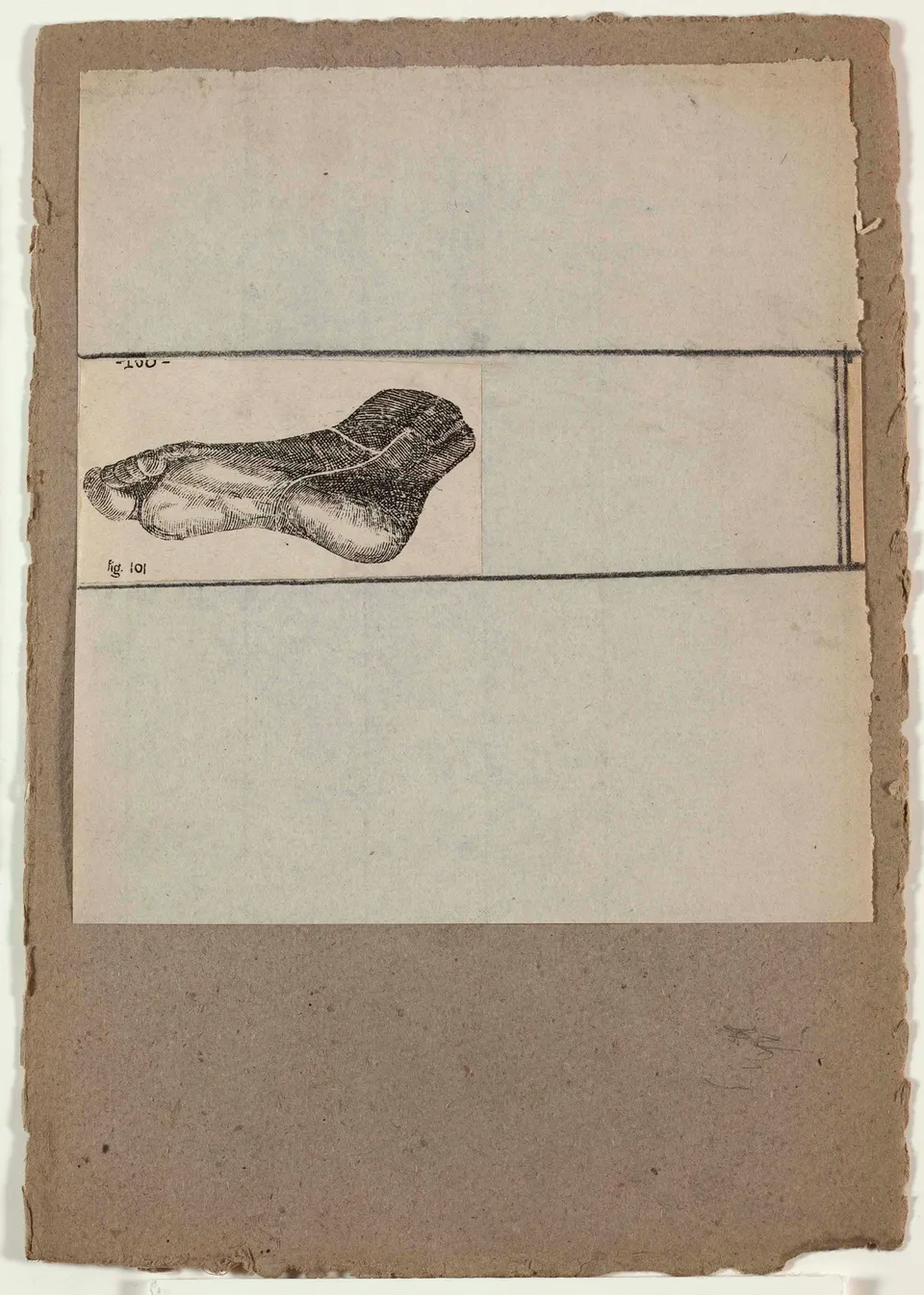 ROBERT RAUSCHENBERG, Untitled [foot]