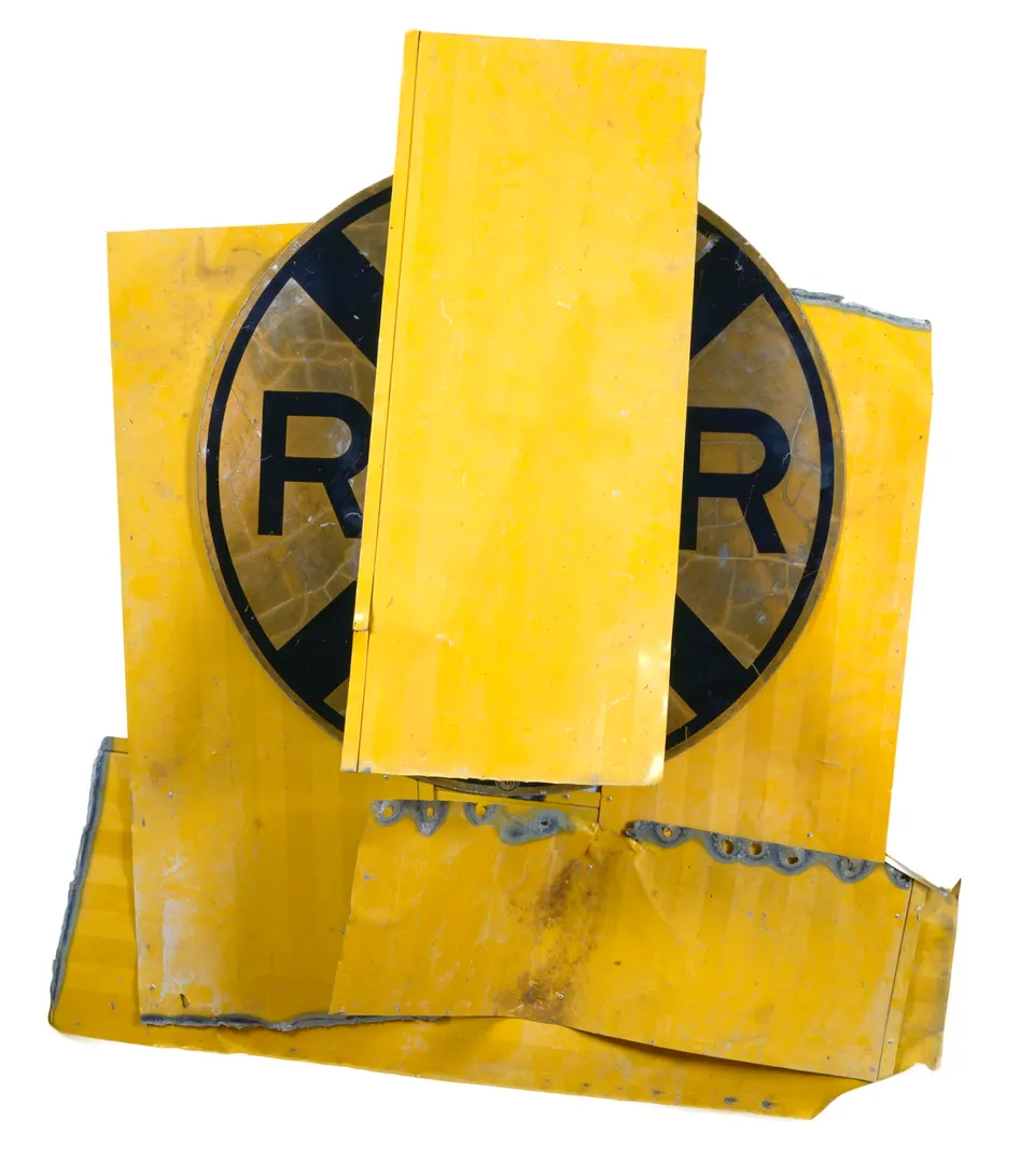 ROBERT RAUSCHENBERG, Yellow Visor Glut