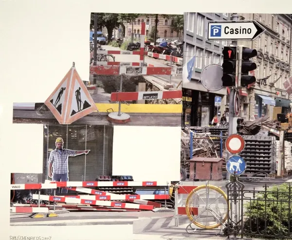 ROBERT RAUSCHENBERG, Monitor (Runt)