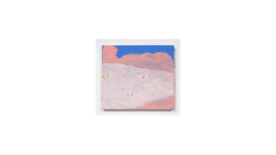Mary Weatherford, little pink space maker