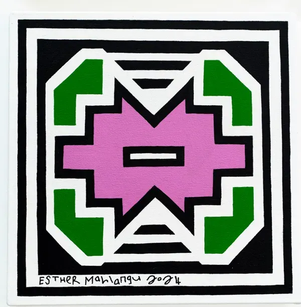 Dr. Esther Mahlangu, Ndebele Abstract
