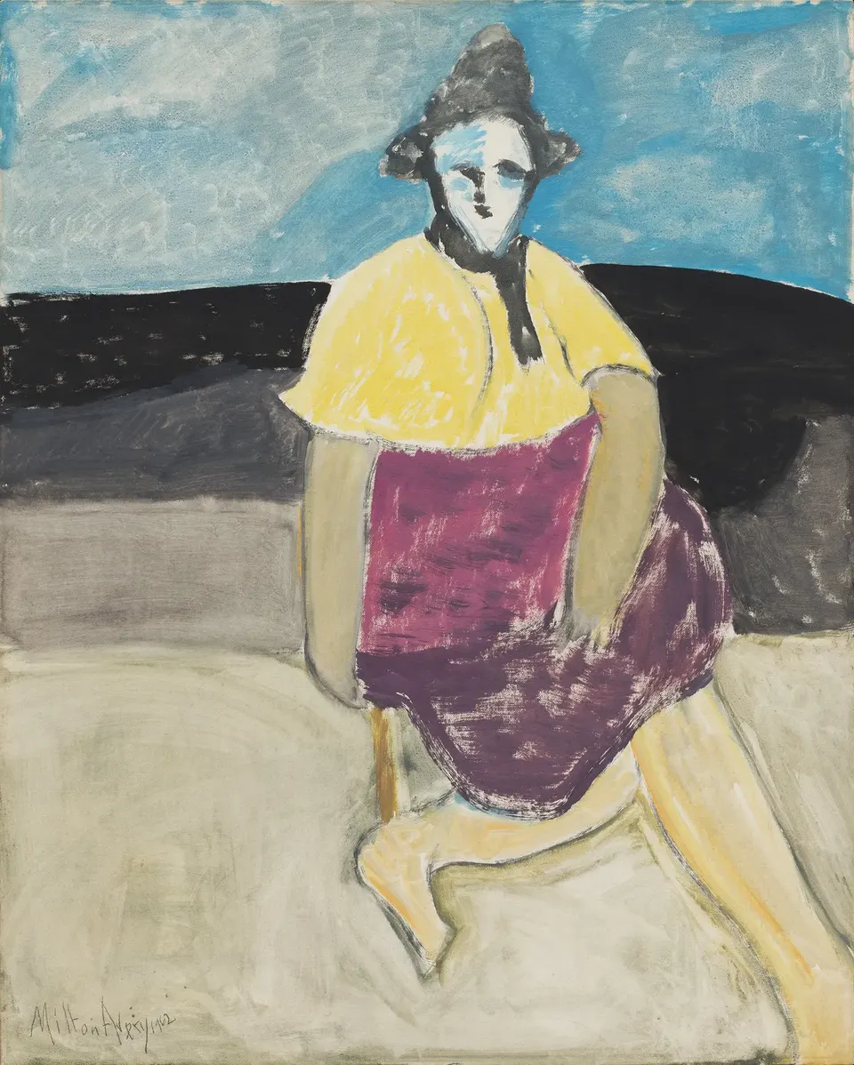 Milton Avery, Sally by the Sea