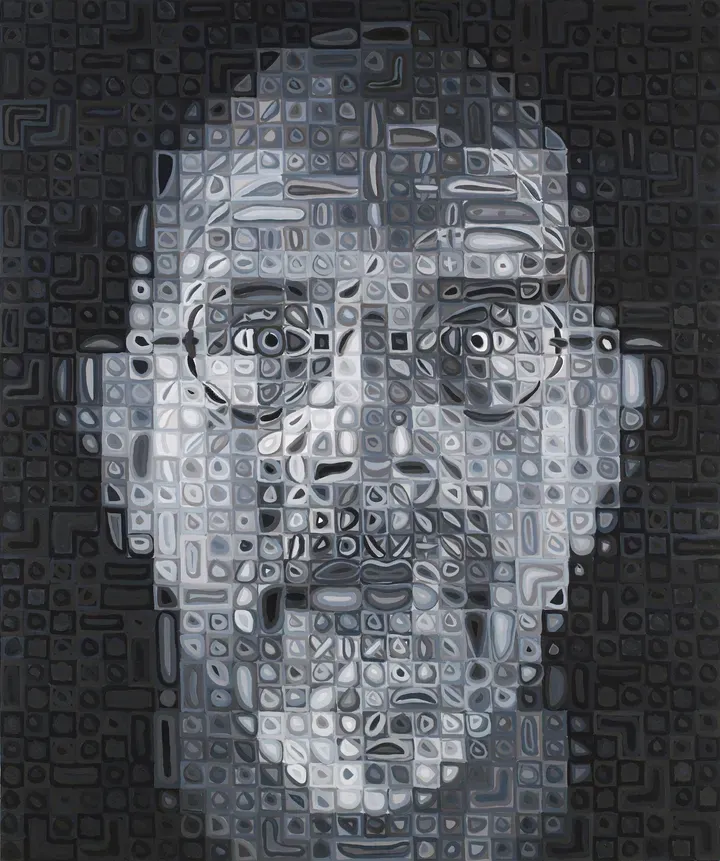 CHUCK CLOSE, Self-Portrait
