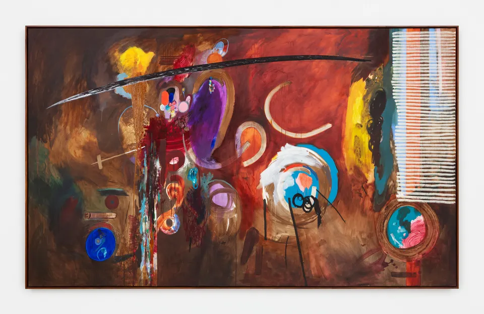 Bharti Kher, Weather Painting: The sun splitting stones