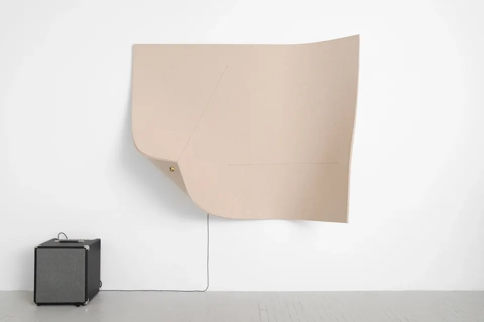 Naama Tsabar, Work on Felt (Variation 34) Sandstone