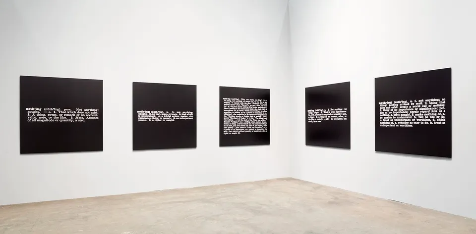 Joseph Kosuth, 'Titled (Art as Idea as Idea)' [Nothing] Los Angeles, 1968