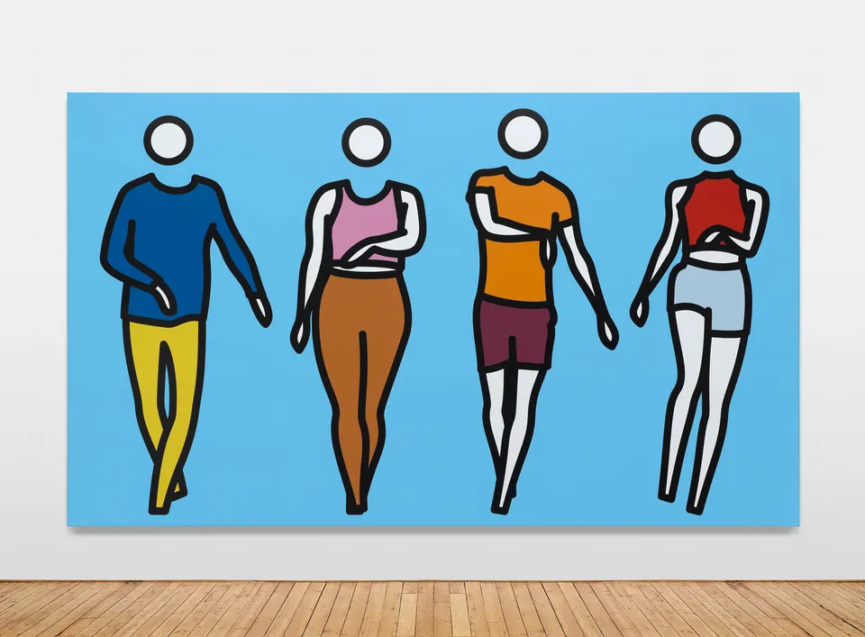 Julian Opie, Dance 4 step 1.