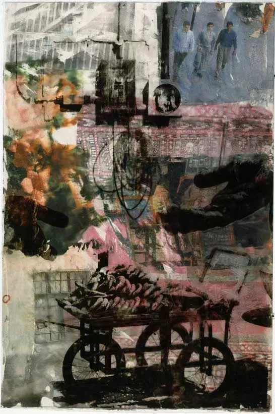 ROBERT RAUSCHENBERG, Winter Quattro Mani I