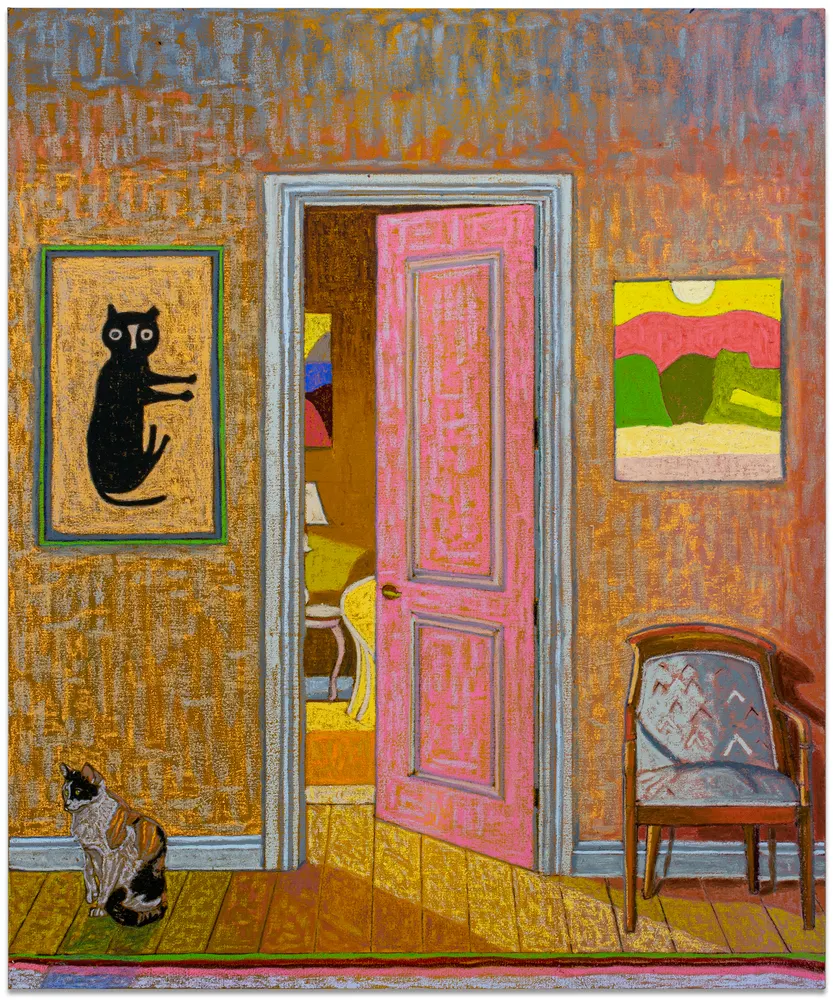 JJ Manford, Interior with Bill Traylor & Etel Adnan